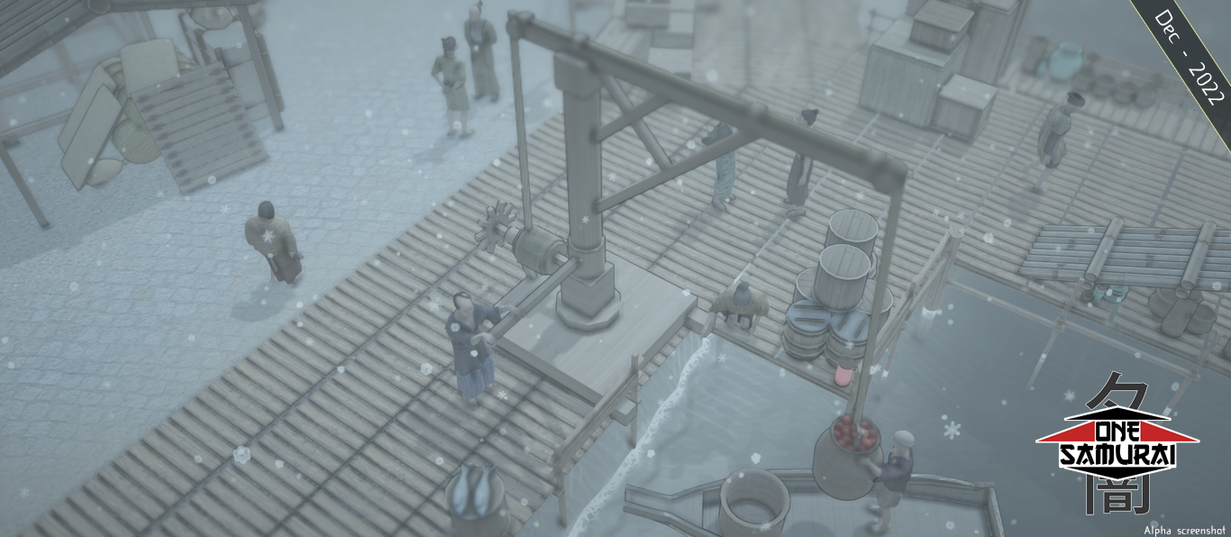 A large crane moves stock around the dock